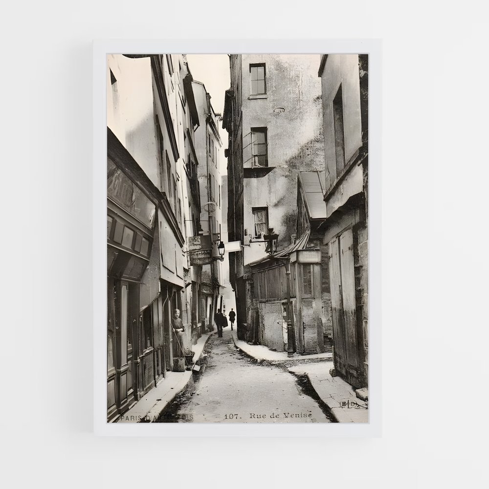 Poster Rue Étroite – affiche Jeux Olympiques (vue 3)